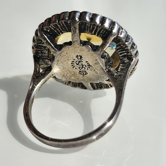 Premier Designs "Sublime" halo cocktail statement ring size 7 - Picture 9 of 16